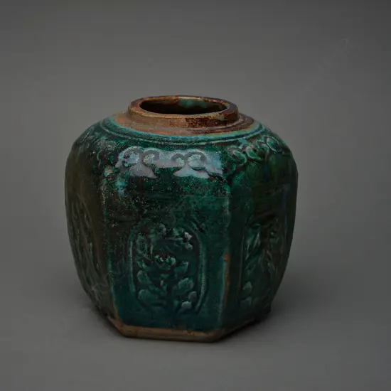 Chinese stoneware jar,
